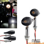 Mini Bullet Turn Signal Lights for Harley Davidson Dyna