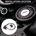 Set of 1 Ignition Key Switch No.35100MZ5A01 for Honda Magna 750 (1995–1996)