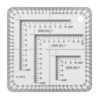 Coordinate Ruler for Geographical Learning Applications (7cm)
