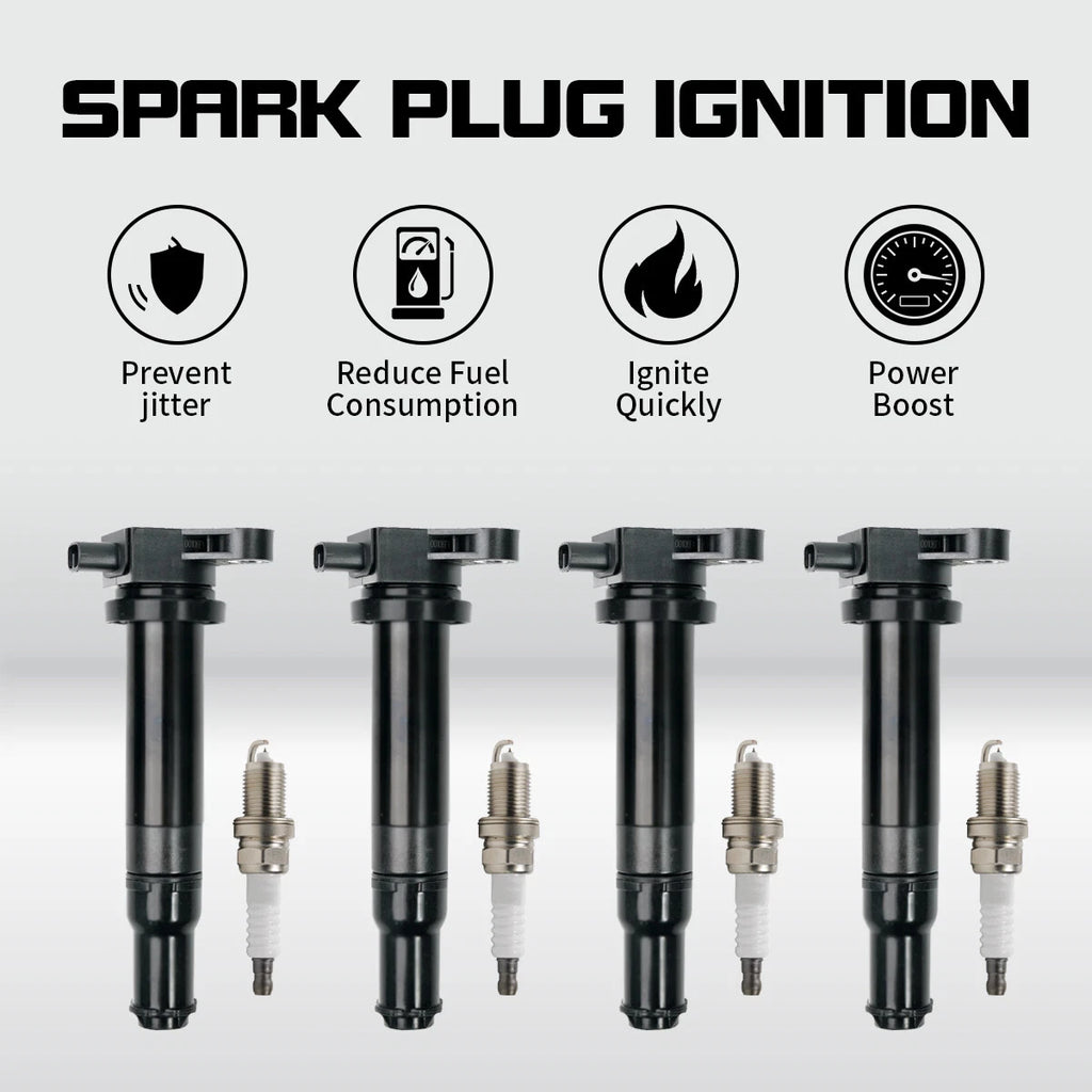 Ignition Coils & Spark Plugs for Hyundai Accent L4 1.6L (2006–2011) UF499 2730126640