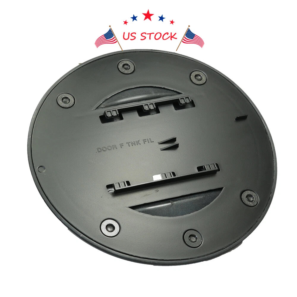 Black Fuel Door with Inserts for Chevrolet Camaro