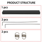 Flex Step Tailgate Trim Cap Molding for Ford F250 F350 Super Duty (2011–2016)