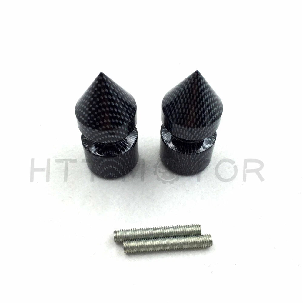 Carbon Spike Swingarm Spools 6mm for Yamaha VMAX / YZF-R6 (1998–2013)