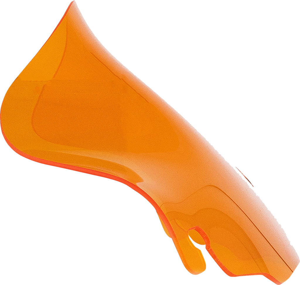 Klock Werks Kolor Flare Windshield 6.5" for FLH (2014–2023) - Orange KWW-01-0695