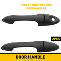 Pair Door Handles for Ford Focus (2000–2007) Smooth Black