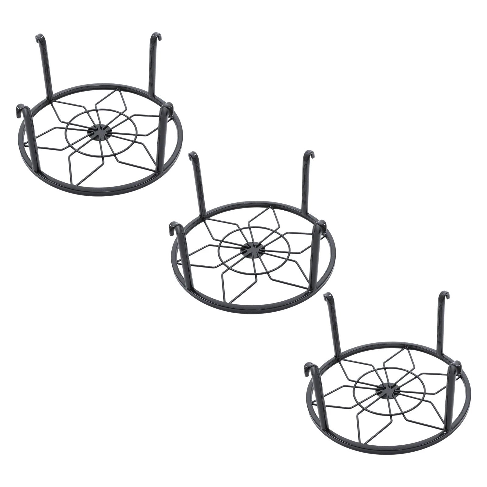 Set of 3 Heavy Duty Plant Stands for Flower Pots 9"