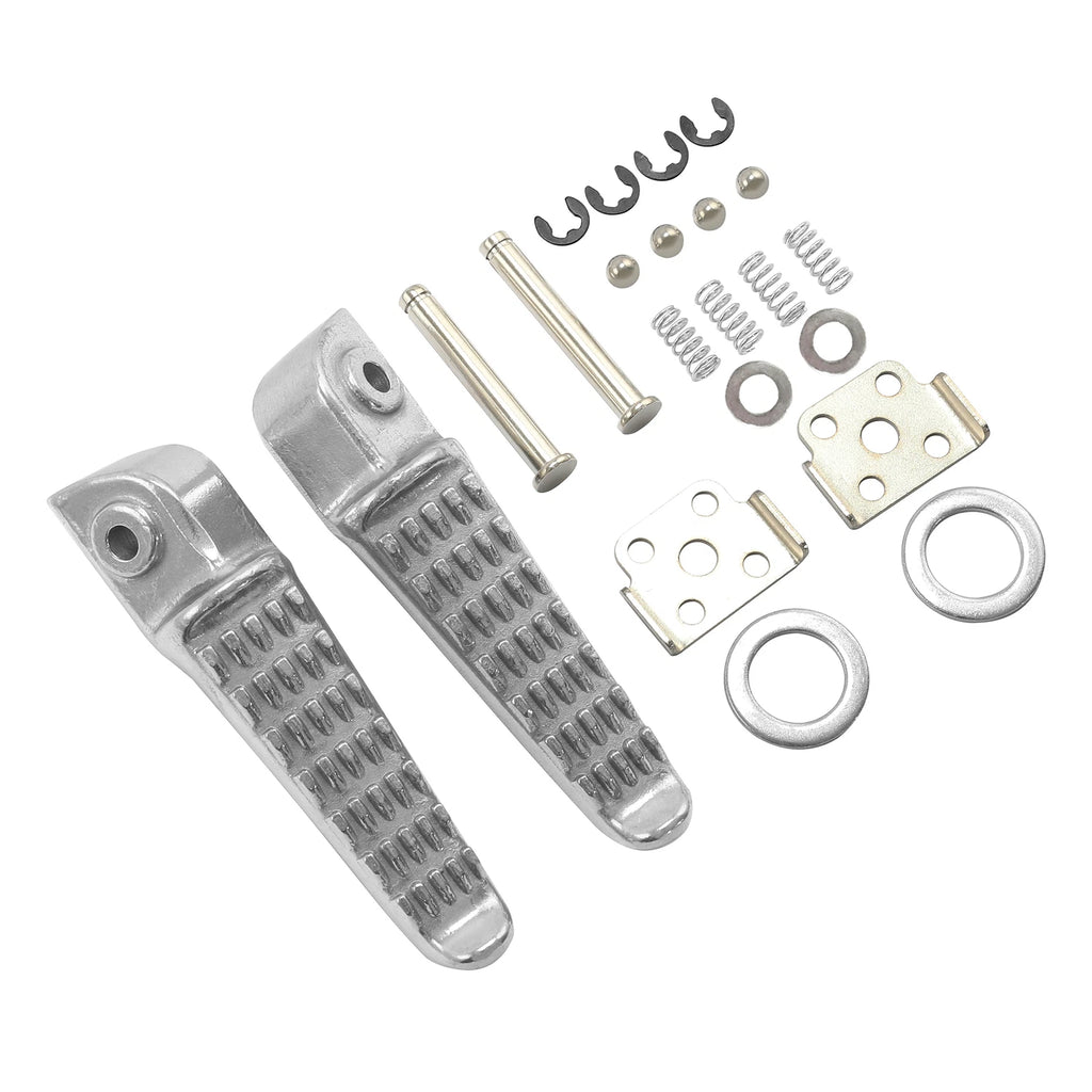 Rear Passenger Footpegs Footrests for Kawasaki Z900 (2017–2025), Z400 (2019–2024)