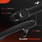 Front Primed Black Exterior Door Handle with Keyhole for Kia Rondo (2007–2011)