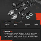 Set of 4 Front Inner & Outer Tie Rod Ends for Subaru Impreza