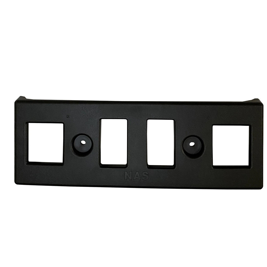 Replacement Polypropylene Front License Plate Bracket (See compatibility Chart)