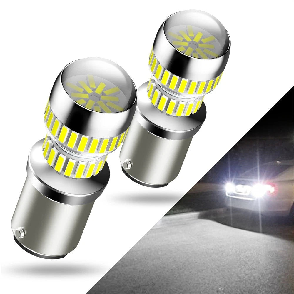 2X 1157 LED Tail Brake Stop Reverse Parking Turn Signal Light Bulb for