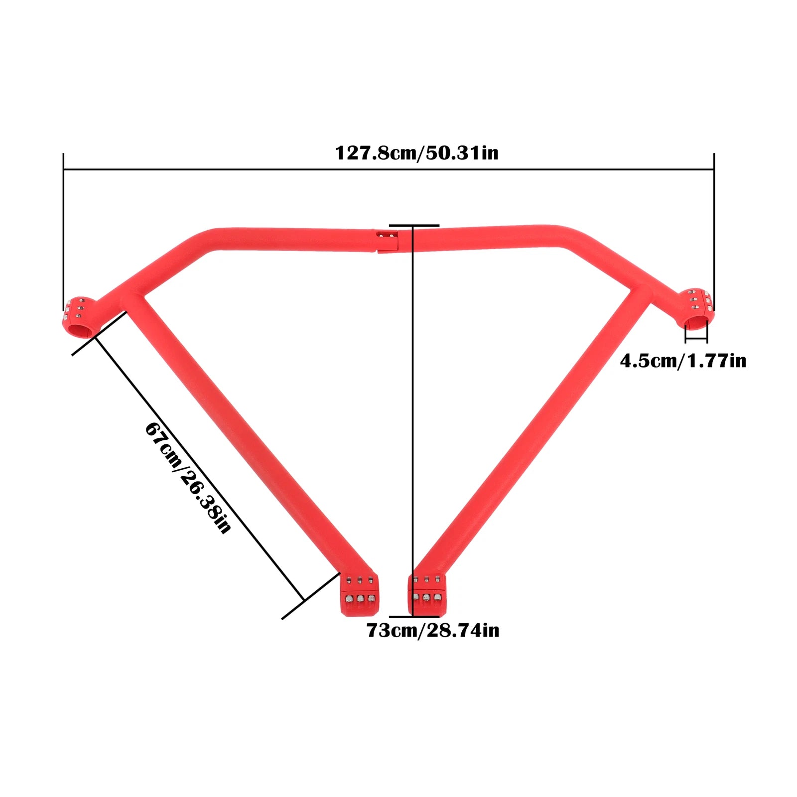 Rear Face Tripod Guard Bar for Bombardier Can Am Maverick X3
