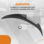 Carbon Fiber Trunk Spoiler for BMW M4 F33 F83 (2014–2020)