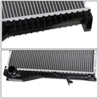 Aluminum Radiator for BMW E39 525i 528i 530i 545i (1999–2006) DPI 2284