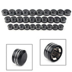 10 x Black CNC Inner 9/11/13mm Motor Bolt Topper Caps for Harley