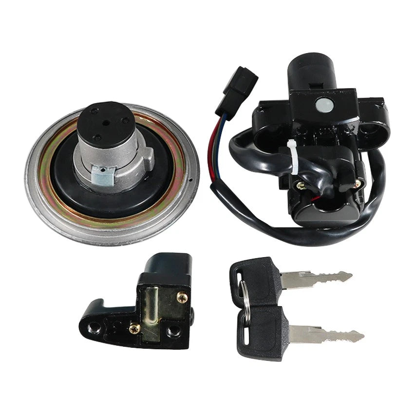 Ignition Switch Fuel Gas Cap Seat Lock Key for Honda CLR125 City Fly (1998)