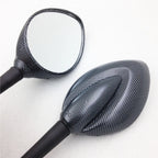 Mirror Raindrop Shape for Honda CBR600 F4 F4i, Yamaha FZR, YZF R1 R6 R6S FJR XJR