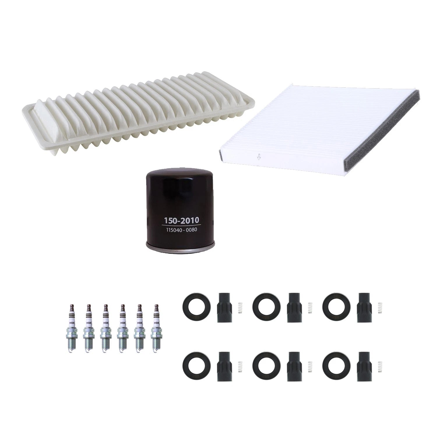 Denso Tune Up Kit & NGK 6 Spark Plugs for Lexus RX400h (2006–2008)