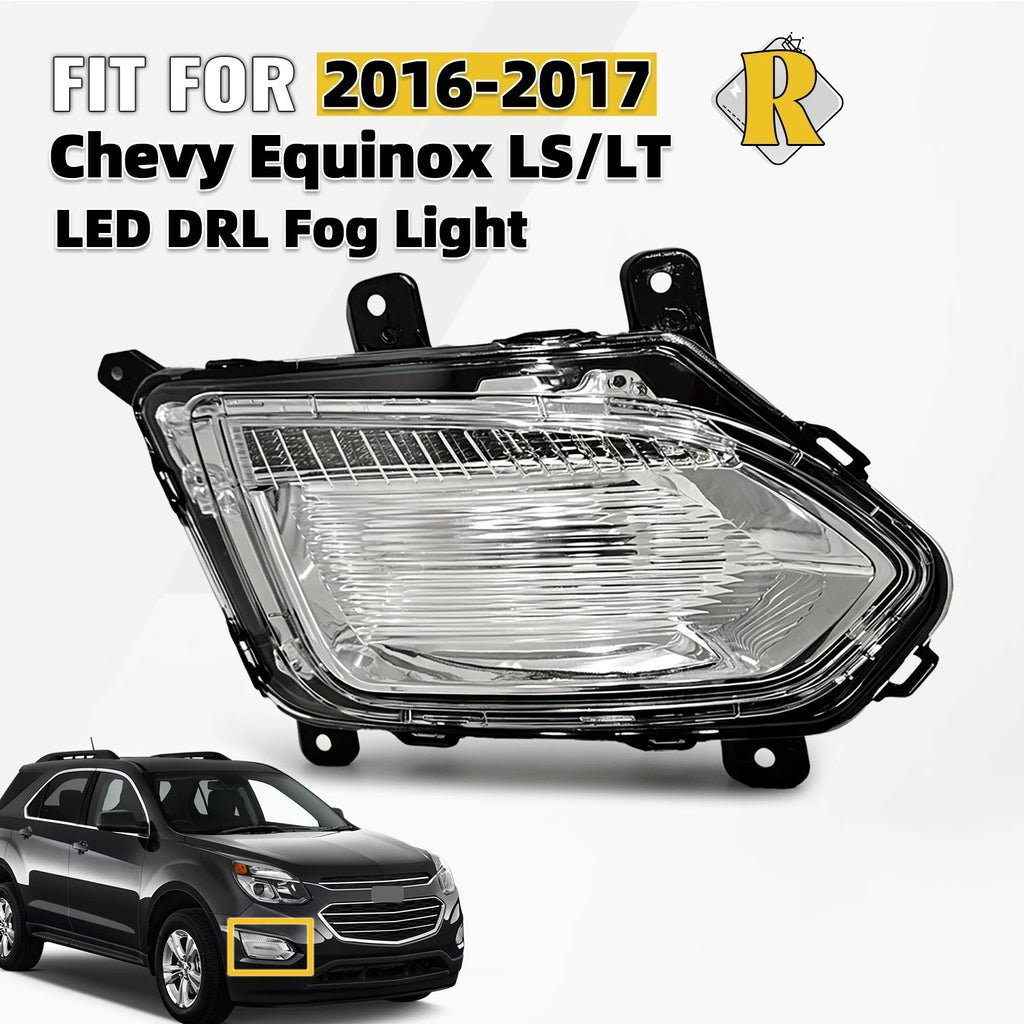 LED DRL Fog Light for Chevy Equinox LT LS (2016–2017) Right