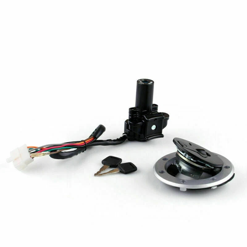 Ignition Switch Lock & Fuel Gas Cap Key Set for Kawasaki ZZR 400 600 (T9)