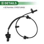 ABS Wheel Speed Sensor No. 57455TJAH02 for Honda Greiz Gienia (2016–2020)