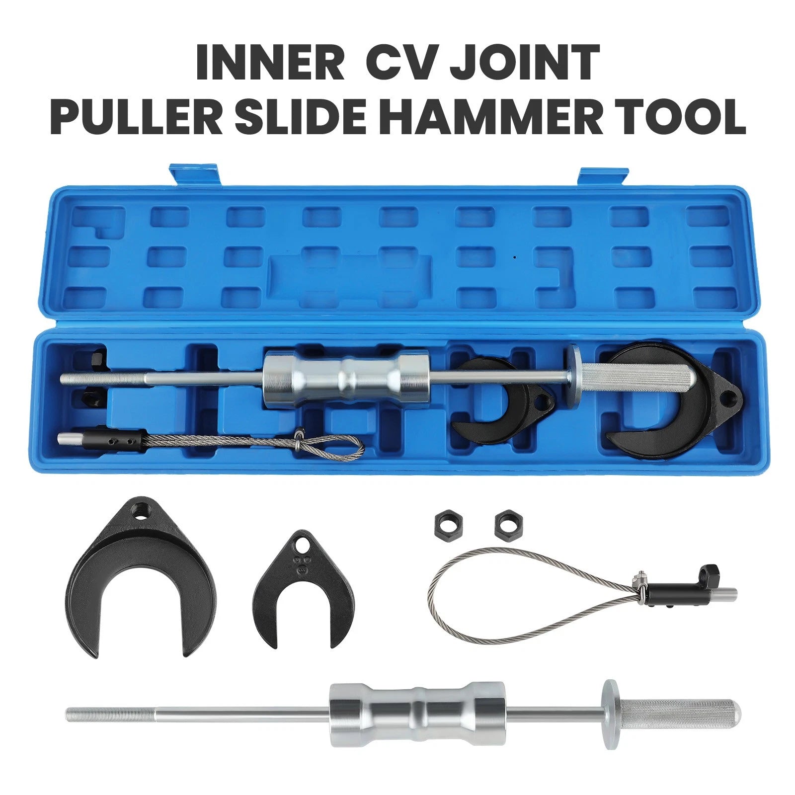 CV Inner Joint Puller Slide Hammer for Wheel Drive Axle Half Shaft Removal