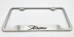 License Plate Frame Replacement Brushed Stainless for Ford Torino (1968–1976)