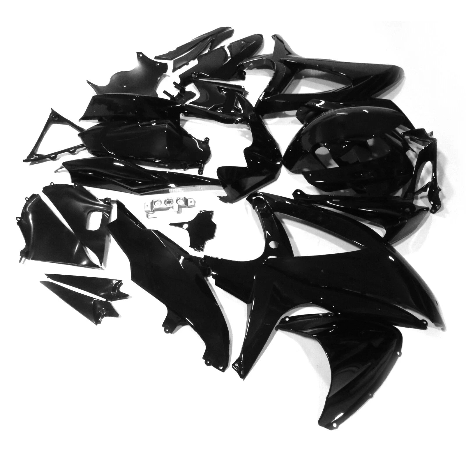 Gloss Black ABS Fairing Kit for Suzuki GSXR600 GSXR750 (2008–2010)