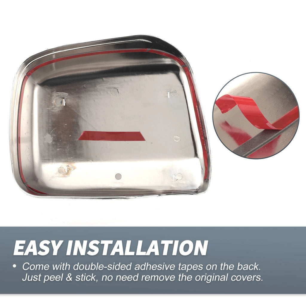Pair Chrome Plated Rearview Mirror Cover Overlay for Lexus RX300 (1999–2003)