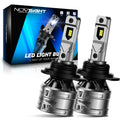 2X Novsight 9012 HIR2 LED Headlight Bulb 6500K 4400LM for