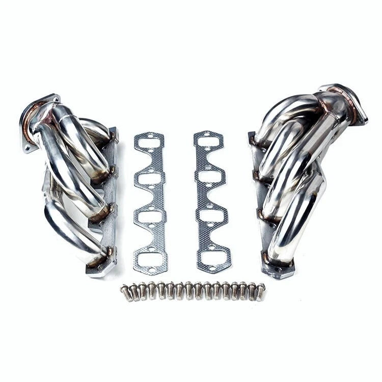 Exhaust Header for Ford Mustang 5.0L V8 (1986–1993) Polished Stainless Steel