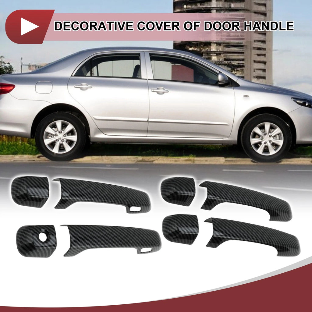 Set of 4 Car Door Handle Covers for Toyota Land Cruiser Prado J150 (2009–2023)