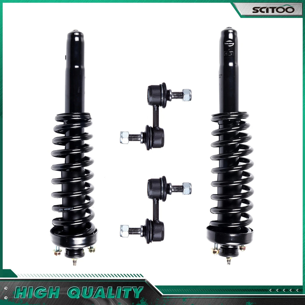 Front Complete Struts Assembly & Sway Bar Link Kit for Honda CR-V (1997–2001)