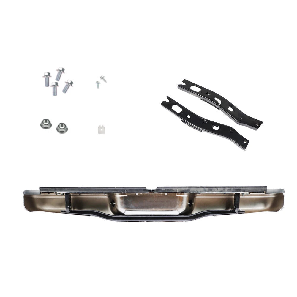 Chrome Rear Steel Step Bumper for Toyota Tacoma (1995–2004)