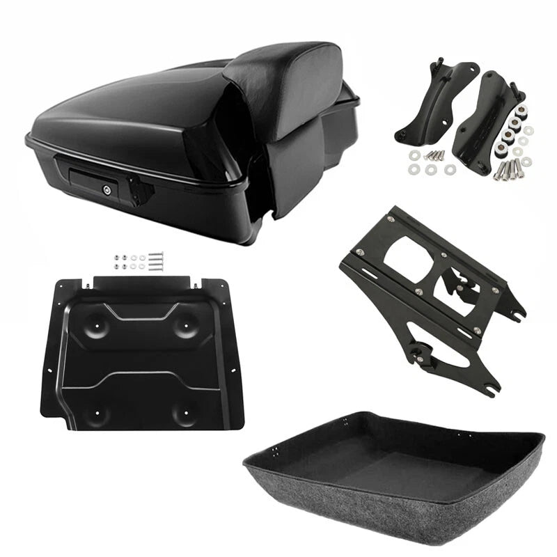 Chopped Trunk Backrest Mount Plate for Harley Touring Electra Glide (2014–2026)