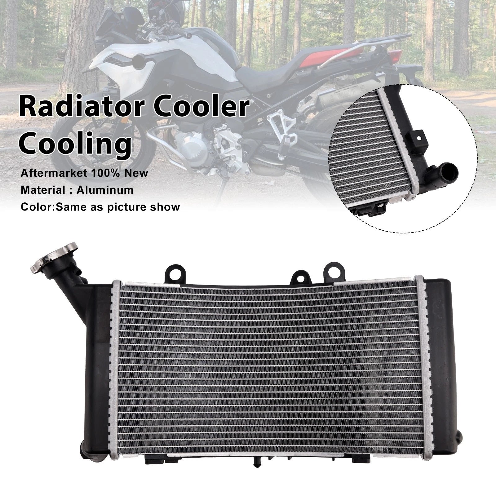 Radiator Cooler for BMW F750GS F850GS (2019–2024)