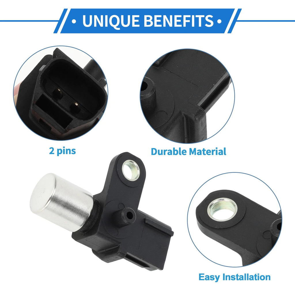 Crankshaft Position Sensor for Toyota (No. 9091905068) (1 Pc) Black Metal Plastic