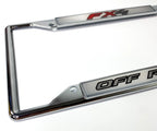 License Plate Frame Chrome With Off Road Script Logo for Ford F-150 FX4 (2015–2020)