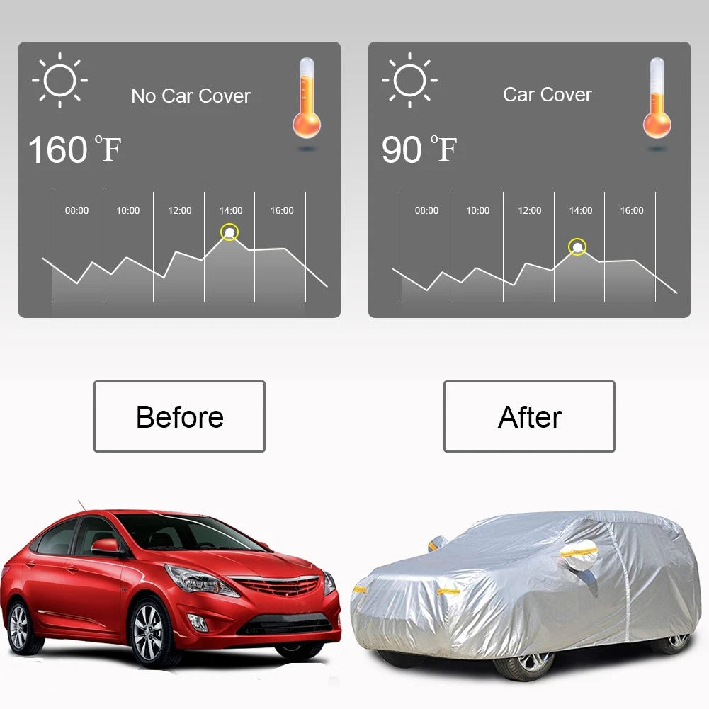 Full Sedan Car Cover for Neverland (Waterproof, All Weather, UV Protection)