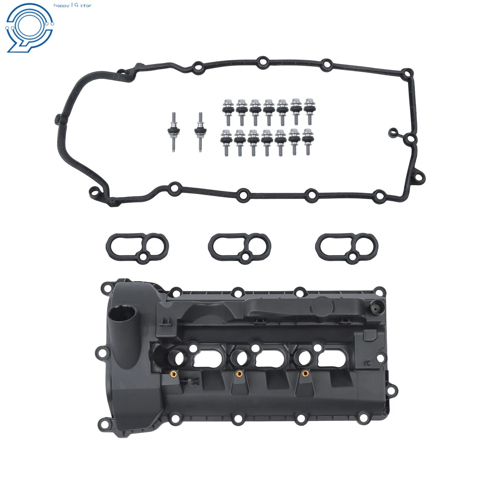 Left Engine Valve Cover with Gasket for Land Rover Discovery Range Rover (2005–2016)