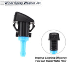 Washer Nozzle Set of 6 w/ Hose Connector for Mitsubishi (No. 8265A048)