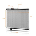 2-Row Aluminum Cooling Radiator for Mack RB/DM/CV/CH/RD/CS200P (1987–2008)
