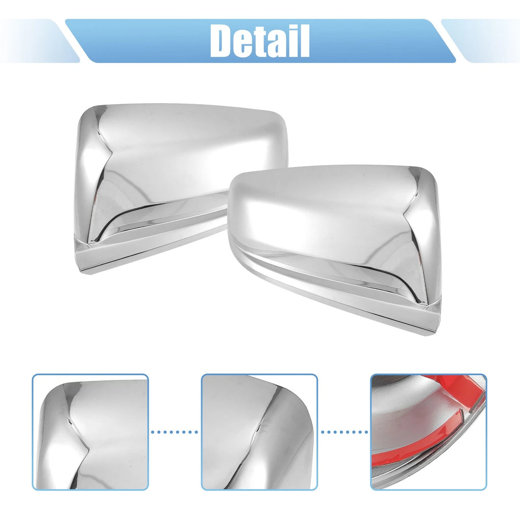 1 Pair Chrome Plated Top Half Mirror Cover for Chevrolet Malibu  731618519379