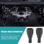 2X Coolant Connector Hose 15032062 for Chevrolet Silverado 3500 (2001–2006)