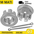 Axle Castle Nut w/Pin for Honda Sportrax TRX400 TRX250 TRX300 TRX450 TRX700