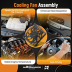 Engine Radiator Cooling Fan Assembly for BMW 740iL/750iL (1996–1998) 621-209