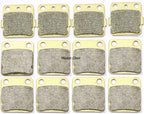 Set of 12 Brake Pads for Yamaha YFZ350 Banshee (1997–2006)