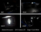 Interior LED Light Bulbs Kit for Diode Dynamics White for 2015-2020 Subaru WRX STi