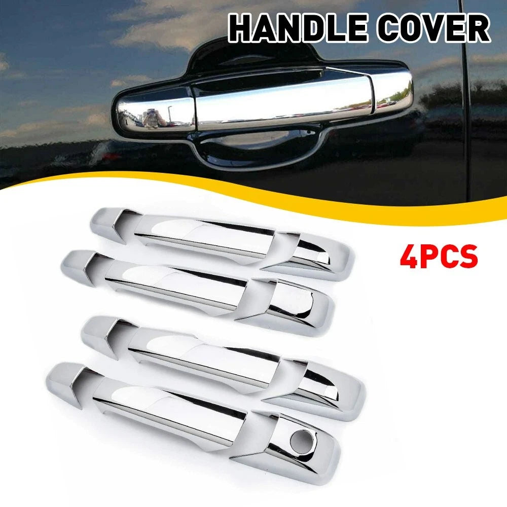Chrome Door Handle Covers for 2007–2013 Chevy Silverado GMC Sierra 1500
