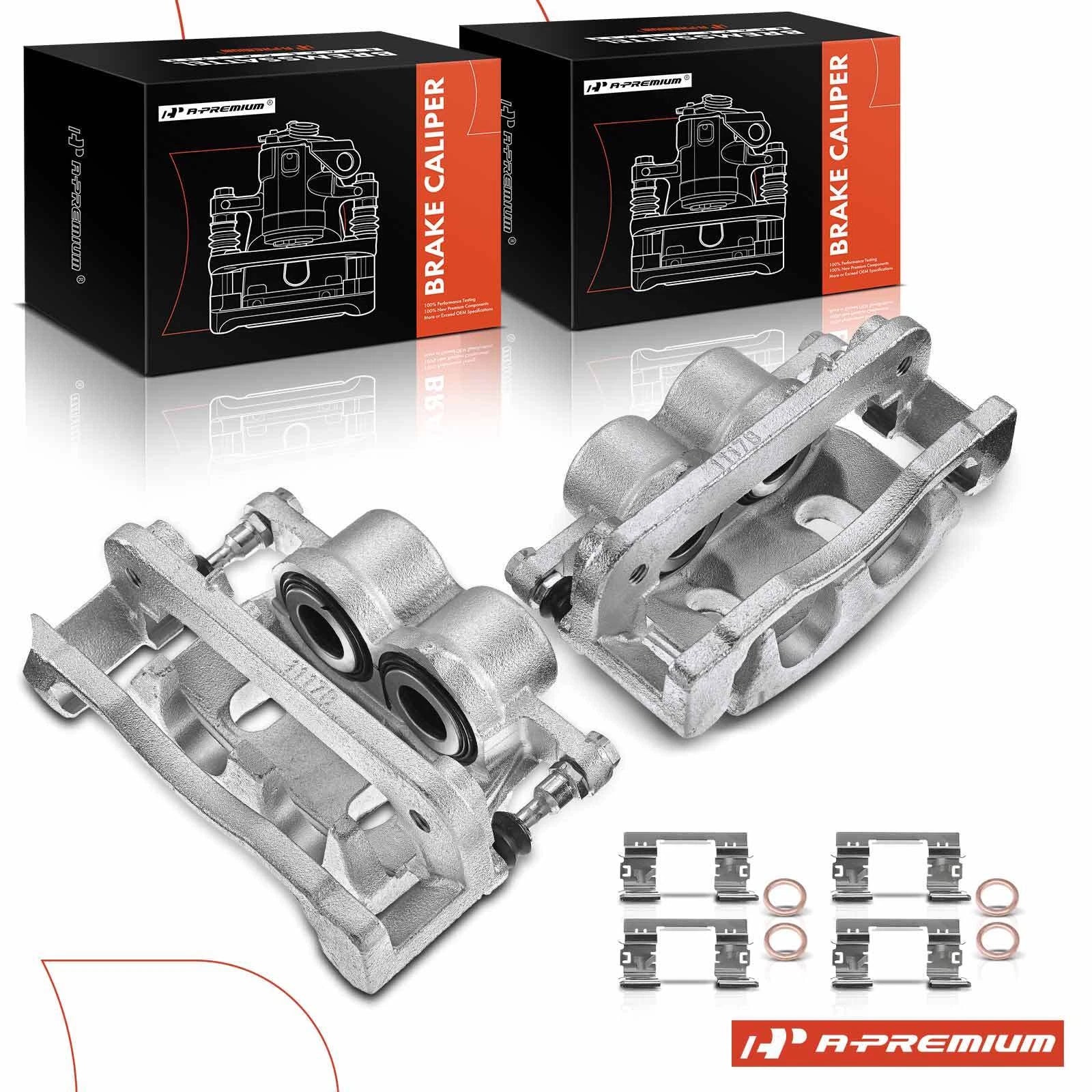 Pair Front Disc Brake Calipers for Silverado 1500, Sierra 1500, Tahoe (2007–2013)